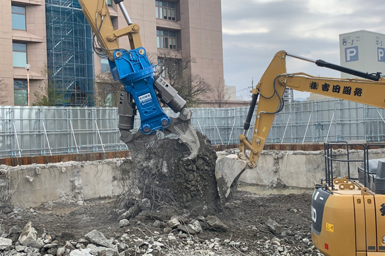 八代や熊本を中心に大規模・住宅解体を行う吉田開発の基礎解体