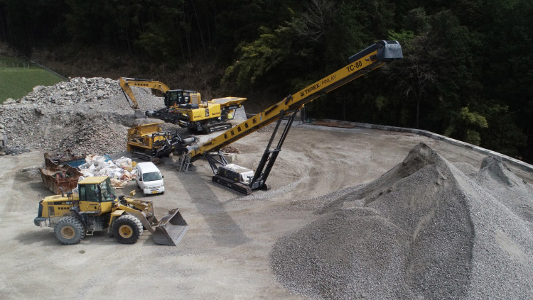 熊本や八代で豊富な解体実績を持つ吉田開発のコンクリート・アスファルト再資源化施設