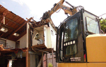 八代、熊本で解体を行う吉田開発の木造建築物解体工事